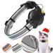 Airtag cat neck band - integrated Airtag collar cat collar waterproof reflective cat neck airtag with safety closure elastic band for kitten small dog (gray s) s (23-33cm) gray