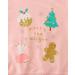 Girls Christmas Pink Sweatshirt | Cotton Top for Kids | Long Sleeve Pullover | Toddler Clothes Ages 1-12 - Buy Online on SooperMarket.com
