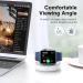 ZAPOGO Portable Magnetic Apple Watch Charger Stand - Wireless Fast Charging Dock with Nightstand Mode for Apple Watch Series 8/7/SE/6/5/4/3/2 - White - Buy Online on SooperMarket.com
