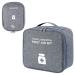 Zimohe 2PCs medication pocket empty medicine storage bag large capacity of waterproof storage boxes for house auto office camping hunting travel gray