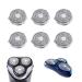 HQ9 Replacement Shaver Head Blades for Philips Norelco HQ9070 HQ9080 HQ8240/8260 PT920 8140XL 8160XL 8170XL 6 pcs 6-pack