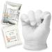 Lucky Hands plaster print set baby hand and foot |Made in EU |Alginate fast impact mass especially for babies with color indicator and casting powder |Gift for Mother's Day (0-6 months 2-3 models) 0-6 months |Without accessories 2 - 3 models