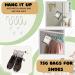 Namoo Natural Air Purifying Charcoal Bags - 10 Pack, Odor Eliminator with Hooks, Suction Cups - 200g x 4 Pack + 75g x 6 Pack - Buy Online on SooperMarket.com