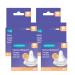 Lansinoh NaturalWave teats size L - fast milk flow 8 pieces (pack of 4)