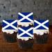 24 Edible Scottish Flag Cupcake Toppers Scotland Flag Six Nations Decorations Scottish Rugby Cake Decorations Six Nations Flags Scottish Flags Scottish Party Decorations Scotland Decorations - Buy Online on SooperMarket.com