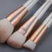 EVRCHEGIA 12pcs White Makeup Brush Set - Premium Eye Shadow, Eyebrows, Eyeliner, Concealer, Lip Liner & Foundation Brushes - Cruelty-Free Synthetic Fiber Bristles - Travel-Friendly - Buy Online on SooperMarket.com