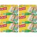 GLAD Zipper Food Storage Sandwich Bags, On-the-Go Snack and Lunch Bags, Zipper Sandwich Sealer, Microwave Safe, BPA Free, 100 Count (Pack of 6)