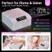 UV LED Nail Lamp 96W - Professional Quick Dry Curing Light for Salon & Home | 4 Timer Settings Auto Sensor A-white Sparkly Gel Polish Dryer - Buy Online on SooperMarket.com