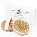 2 Pack Body Brushes for Cleaning and Exfoliating,Natural Soft and Hard Boar Bristles,Round Massage Exfoliating Body Bath Brushes,Suitable for Whole Body Massage to Promote Blood Circulation.