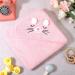 Zuimei Soft Hooded Baby Towel | Cute Animal Design for Baby Boy and Girl | Newborn Birthday Cat - Buy Online on SooperMarket.com