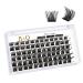 Cluster Lashes D Curl 10mm 72 Clusters B&Q Lash Clusters Individual Lashes Volume Eyelash Clusters DIY Lash Extensions Soft Wispy Cluster Eyelash Extensions DIY at Home (B34 D-10mm) D-10 mm B 34
