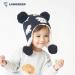 LANGZHEN Toddler Winter Hat Earflap Knit Cap for Baby Boys Girls 2-4 Years - Polar Bear Navy - Buy Online on SooperMarket.com