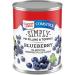 Duncan Hines Comstock Simply Pie Filling, Blueberry, 21 Ounce (Pack of 8) Simply Blueberry Pie Filling