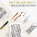 Buy DIY Individual Eyelashes - 72 PCs B & Q Reusable Wispy Fluffy Extensions for Beginners (D-16mm B03) - International Shipping - Buy Online on SooperMarket.com