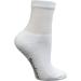 Yomandamor Bamboo Diabetic Ankle Socks - 6 Pairs, Non-Binding Top, Cushion Sole - Size L (3-8) White - Buy Online on SooperMarket.com