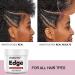 immetee Instant Control Edge Control Gel Long Lasting 4C Extreme Hold Braiding Gel Strong Hold Stylings Wax Non-greasy Smoother Edge (100g+Brush) (Edge Control Gel) - Buy Online on SooperMarket.com