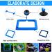 Molain Fish Feeding Ring 2 Pieces Fish Feeder Aquarium Fish Turtle Tank Accessories Food Feeder Circle For Guppy Bettas goldfish Turtle (Blue) - Buy Online on SooperMarket.com