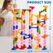 Joyin 196-Piece Multi-Colored Marble Railway Set - Building Blocks & Learning Toys for Kids | Translucent Plastic Parts & Glass Marbles - Buy Online on SooperMarket.com