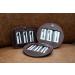 LeMieux Saddle Number Holder - Square Distressed Brown for Competitions | One Size - Buy Online on SooperMarket.com