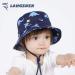 LANGZHEN Beach Sun Protection Hat for Baby Girls | Adjustable Toddler Kids Hat with Chin Strap | Navy Dinosaur Design | 2-4 Years - Buy Online on SooperMarket.com