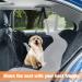 Peticon Waterproof Dog Car Seat Cover with Mesh Window - Nonslip, Scratchproof Hammock for Backseat - Fits Cars, Trucks, SUVs, Jeeps - Black - Buy Online on SooperMarket.com