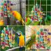 MQUPIN Large Bird Parrot Toys Colorful 22 Inch Wooden Blocks for African Greys, Amazons, Cockatoos and Macaws - Chew Toys for Large Parrots - Buy Online on SooperMarket.com