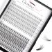 Glowing win cluster eyelash individual individual lashes natural eyelash extension single eyelashes wrong eyelash of course 120 PCs DIY eyelash extensions for home (0.07d+20d Mix8-14mm) 12-0.07D mix-8-14