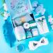 Unique Birthday Gifts for Women | Blue Gift Basket & Relaxing Gift Set for Friends & Family - Buy Online on SooperMarket.com