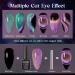 MIZHSE 9D Cat Eye Gel Nail Polish Set - 2 Pcs Chameleon Magnetic Galaxy Cateye Manicure Kit - 10ML Green - Buy Online on SooperMarket.com