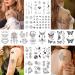 Celaza Temporary Tattoos for Women - 275 Styles of Long-Lasting Fake Tattoo Stickers - Sexy Black Henna Tatuajes Temporales - 61 Sheets - Buy Online on SooperMarket.com