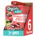Organix Kids Red Berries & Apple Organic Smash Pouch 3+ Years 100 g (Pack of 6)