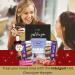 Deluxe Hot Chocolate Gift Set with 6 Variety Pack - Cadbury, Galaxy, Clipper, Maltesers - Includes Mini Marshmallows and Chocolate Spoon - Buy Online on SooperMarket.com