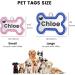 YEHANTI Dog Tags for Pets Engraved UK Glitter Bone Personalised Dog Tag with Lovely Icons Durable Stainless Steel ID Tags for Dogs Custom Dog Name Tag for Puppy Cat Exquisite Pet Gift (S Pink) Small Pink - Buy Online on SooperMarket.com