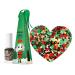 Bluesky Christmas Kids Nail Varnish Bauble Mischievous Elf Green Multicolour Glitter. Easy Peel-off Non-Toxic Water- based Odour-free Nail Polish for Kids 5ml