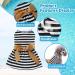 Elegant Petcute Dog Dress - Summer Tutu for Little Dogs with Bowknot & Flower Design | XS Black & White Stripes - Buy Online on SooperMarket.com