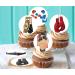 24 x Pre-Cut Boxing 3 Edible Stand up Wafer Paper Cupcake Toppers Cake Decorations Birthday Party Sport Martial Art - Buy Online on SooperMarket.com