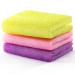 3 Pieces Exfoliating Washcloth Towel African Net Sponge Japanese Washcloth Exfoliating Sponge Loofah Exfoliating Body for Body Exfoliation Yellow Pink Purple