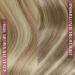 Youngsee Clip In Extensions - Real Hair Ombre 50cm Balayage Medium Brown & Platinum Blonde - 120g 7pcs - Premium Quality Hair Extensions - Buy Online on SooperMarket.com