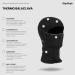 Gripgrab Winter Bike Storm Hood - Thermo Fleece Balaclava Face Mask for Cycling Soft & Warm Under Helmet Black (57-60) - Buy Online on SooperMarket.com
