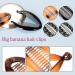 OIIKI 4 PCS Banana Hair Clips for Women Girls - Retro Plastic Vintage Hair Accessories for Thin Hair (Black/Brown) - Buy Online on SooperMarket.com