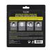 Soo AE Homme Energizing Black Charcoal Hydrogel Mask 8 Count Facial Mask for Men | Charcoal & Lemon Infused | Soothing & Hydrating - Buy Online on SooperMarket.com
