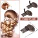 Invisible Fluffy Hair Pad Sponge Clip Set for Women - Brown - Buy Online on SooperMarket.com