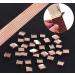 2400pcs Rose Gold Mirrors Mosaic Tiles Sticker - Self Adhesive Craft Glass Tiles 5mm by 5mm - Buy Online on SooperMarket.com