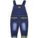 KIDSCOOL SPACE Baby Denim Overalls 3D Cartoon Knitted Dungarees Blue-5049 | 3-4 Years - Buy Online on SooperMarket.com