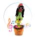 Ava's Toys Dancing Cactus Voice Recorder Toys- Singing and Dancing Talking Toy- Repeat What You Say Learning Cactus Toy Dancing Cactus Toy Saxophone Style + Volume Controller