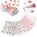 5D Nail Art Stickers Self Adhesive Nail Stickers Nail Decoration Fashion Accessories Embossed Flowers Self Adhesive Nail Decoration for Manicure Nail Art Supplies - Buy Online on SooperMarket.com