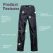 MARMOT Unisex-Child Precip Waterproof Rain/Hiking Pant Black XL - Buy Online on SooperMarket.com