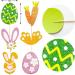 Easter Bunny Ears Cupcake Toppers Glitter Cake Decorations - Buy Online on SooperMarket.com