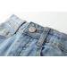 Kidscool Space Slim Jeans for Baby Boys & Girls | Elastic Waist | Ripped Denim | 7-8 Years | Light Blue - Buy Online on SooperMarket.com