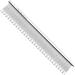 Chris Christensen 6 Crescent Butter Comb - Metallic Coarse/Fine - Buy Online on SooperMarket.com